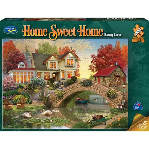 Holdson Puzzle 1000pc - Home Sweet Home - Morning Sunrise