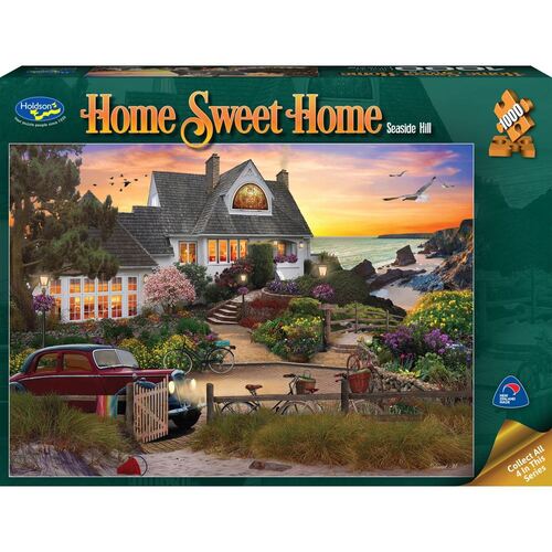 Holdson Puzzle 1000pc - Home Sweet Home - Seaside Hill