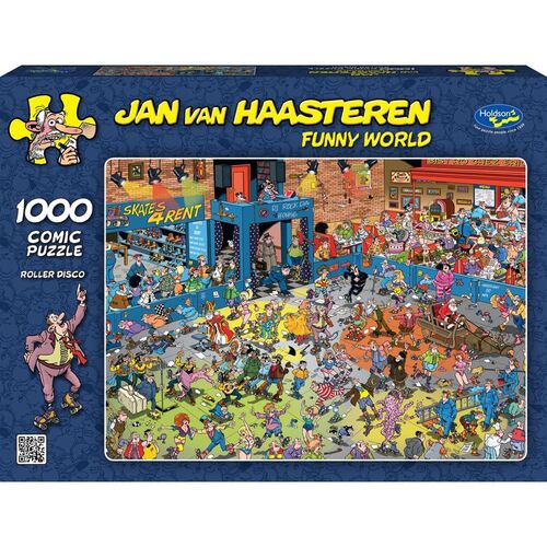 Jan Van Haasteren Puzzle 1000pc - Roller Disco