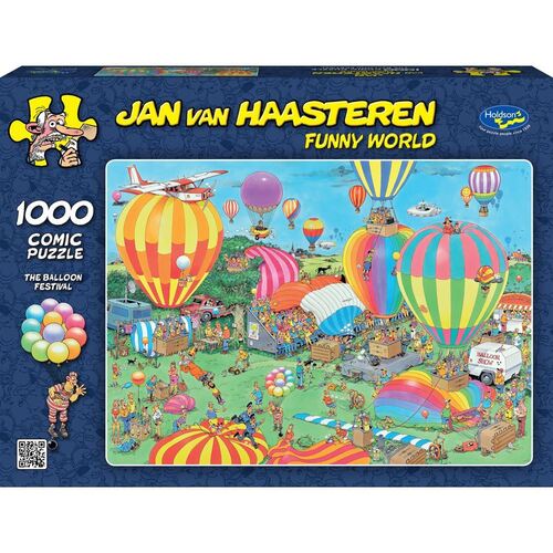 Jan Van Haasteren Puzzle 1000pc - The Balloon Festival