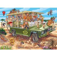 Wasgij? Puzzle 1000pc - Original 31 - Safari Surprise!