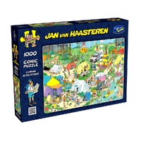 Jan Van Haasteren Puzzle 1000pc - Camping In The Forest