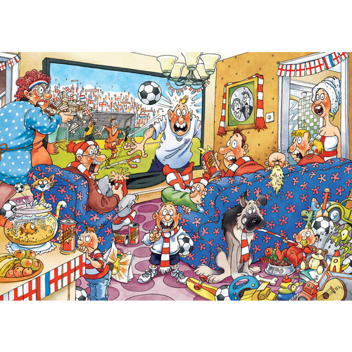 Wasgij? Puzzle 2x1000pc - Original 21 - Football Fever!