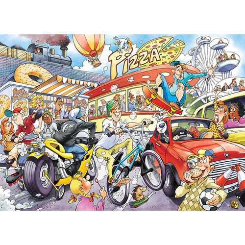 Wasgij? Puzzle 1000pc - Imagine 2 - If The Wheel Had Not Been Invented Puzzle