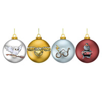 Harry Potter - Christmas Baubles Set of 4