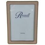 Russell Collection Frame - Blush & Gold Tone Beaded Frame 4x6in