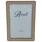 Russell Collection Frame - Blush & Gold Tone Beaded Frame 4x6in