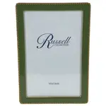 Russell Collection Frame - Olive & Gold Tone Beaded Frame 4x6in
