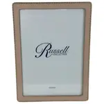 Russell Collection Frame - Blush & Gold Tone Beaded Frame 5x7in
