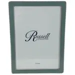 Russell Collection Frame - Dove Grey & Nickel Beaded Frame 5x7in
