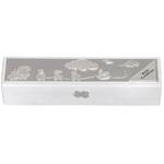 Russell Collection - Silver-Plated Birth Certificate Box White