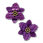Erstwilder - Royal Botanic Gardens Victoria - Chocolate Lily Hair Clips Set - 2 Pieces