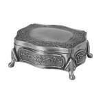 Russell Collection - Pewter Finish Megan Jewellery Box