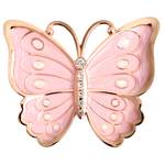 Russell Collection - Epoxy Pink Butterfly Trinket Tray
