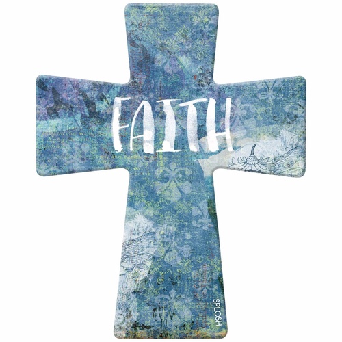 Have Faith Cross By Splosh - Faith