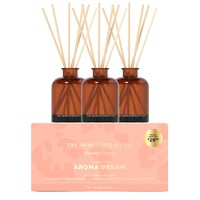 THE AROMATHERAPY CO Therapy Aroma Dream Reed Diffuser Trio Gift Set - Unwind, Relax, Soothe