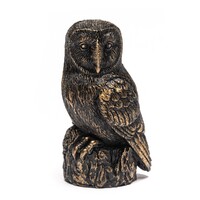 Jardinopia Cane Companion - Antique Bronze Barn Owl