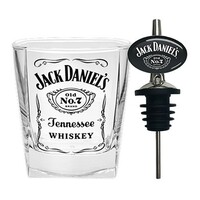 Jack Daniels Spirit Glass & Pourer Set