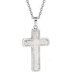 A Gift of Faith - White Howlite Cross with Chain