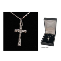 Sterling Silver Necklace With Crucifix