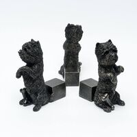 Jardinopia Potty Feet - Antique Bronze West Highland Terrier (Set Of 3)