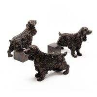 Jardinopia Potty Feet - Antique Bronze Cocker Spaniel (Set Of 3)