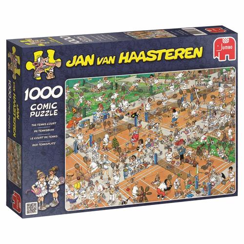 Jan Van Haasteren Puzzle 1000pc - The Tennis Court