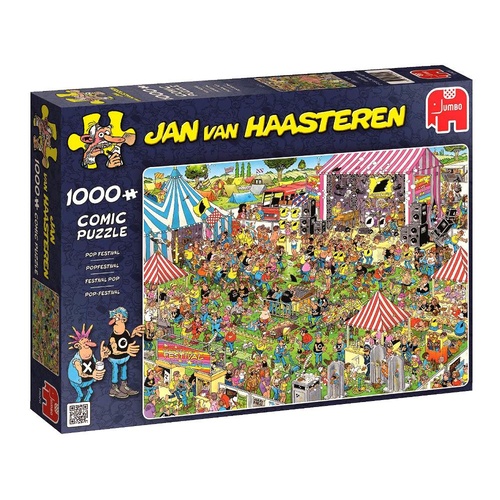 Jan Van Haasteren Puzzle 1000pc - Pop Festival