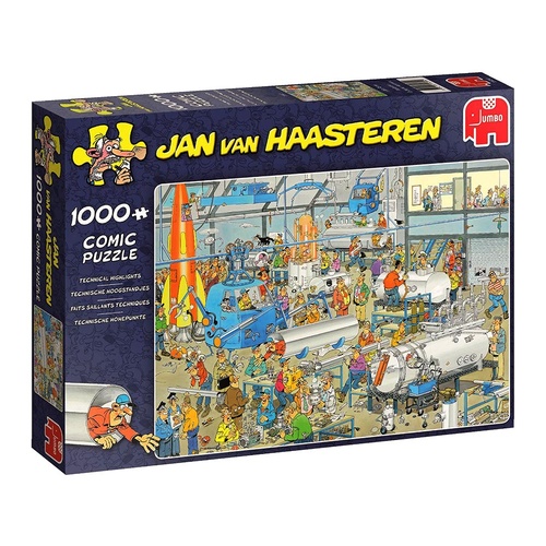 Jan Van Haasteren Puzzle 1000pc - Technical Highlights