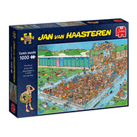 Jan Van Haasteren Puzzle 1000pc - Pool Pile-up