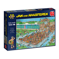 Jan Van Haasteren Puzzle 1000pc - Pool Pile-up