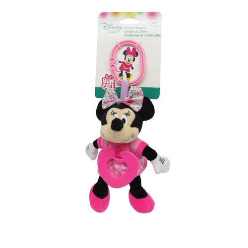 Disney Baby Mini Mouse Bow Cute - Chime & Chew