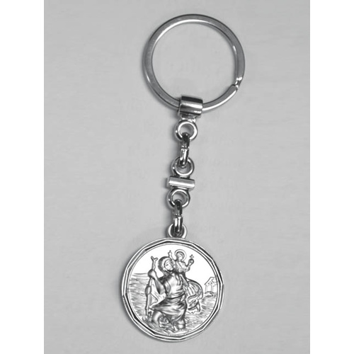 St Christopher Keyring