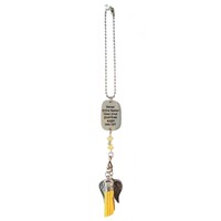 Angel Car Charms - Never Drive Faster - Yellow