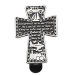 Pewter Visor Clip - Traveller's Prayer