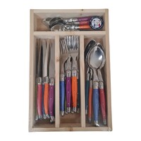Jean Dubost Laguiole Maison - 24pc Cutlery Set Iridescence