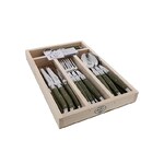 Jean Dubost Laguiole Maison - 24pc Cutlery Set Khaki