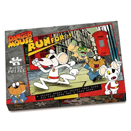 Danger Mouse Run For It! 1000 Piece Puzzle