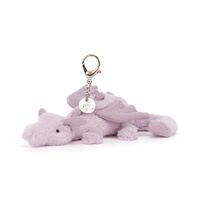 Jellycat Lavender Dragon - Bag Charm