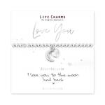 Life Charms Just Because - Love You Bracelet
