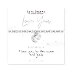Life Charms Just Because - Love You Bracelet