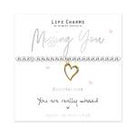 Life Charms Just Because - Missing You Bracelet