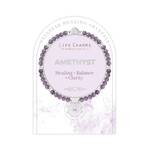 Life Charms Healing Stones - Amethyst Bracelet