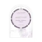 Life Charms Healing Stones - Amethyst Bracelet