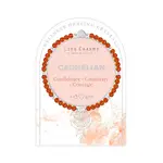 Life Charms Healing Stones - Carnelian Bracelet