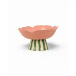 La La Land Beyond Blush - Stoneware Stand Flower Bowl