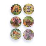 La La Land Garden Giggles - Coasters (Set of 6)