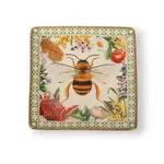 La La Land Botanical Blooms - Square Trinket Tray Bee