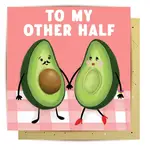 La La Land Greeting Card - Other Half Avocado
