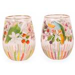 La La Land Bountiful Harvest - Large Glass Tumblers